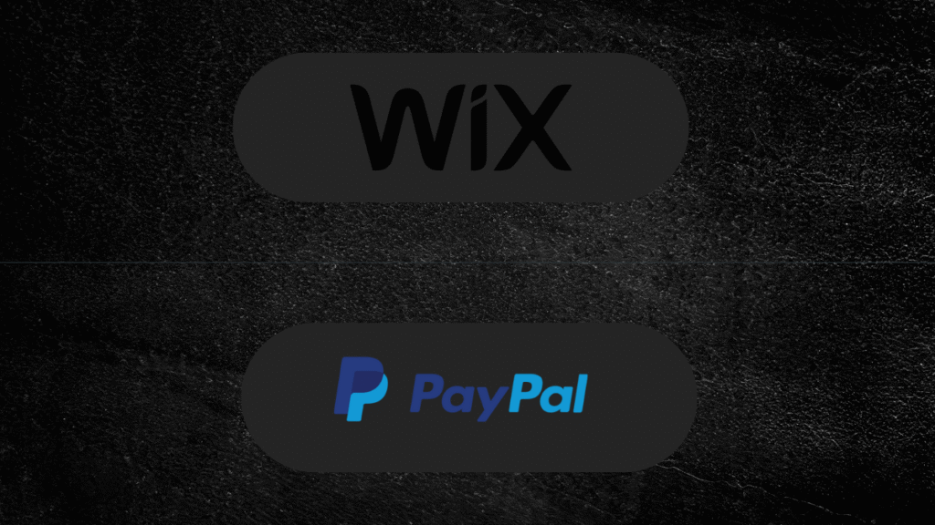 Wix and PayPal logos highlighting their 2025 partnership to simplify payment processing for U.S. online stores using Wix Payments